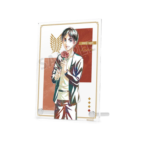 『進撃の巨人』描き下ろし エレン Flower Shop ver. Ani-Art ダブルアクリルパネル【202512再販】