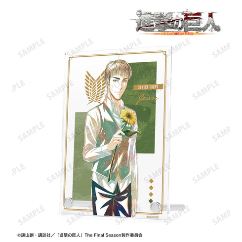 『進撃の巨人』描き下ろし ジャン Flower Shop ver. Ani-Art ダブルアクリルパネル【202507再販】