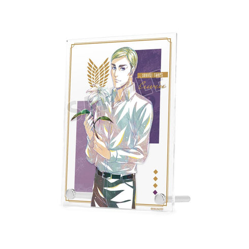 『進撃の巨人』描き下ろし エルヴィン Flower Shop ver. Ani-Art ダブルアクリルパネル【202507再販】