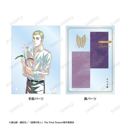 『進撃の巨人』描き下ろし エルヴィン Flower Shop ver. Ani-Art ダブルアクリルパネル【202512再販】