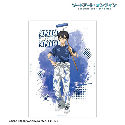 『ソードアート・オンライン』描き下ろし キリト ペイントスタイルver. A3マット加工ポスター【202609再販】
