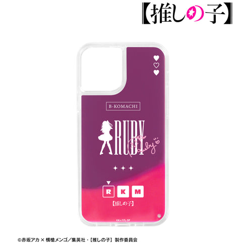 『【推しの子】』ルビー ネオンサンドiPhoneケース