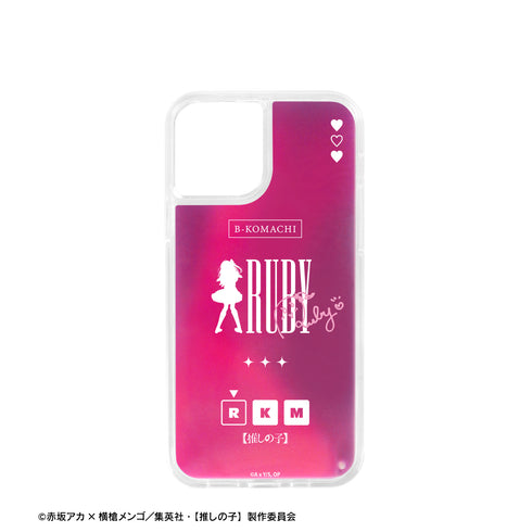 『【推しの子】』ルビー ネオンサンドiPhoneケース