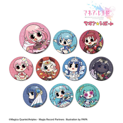 『マギアレコード 魔法少女まどか☆マギカ外伝』マギア☆レポート トレーディングマット缶バッジ(単位/BOX)【202505再販】