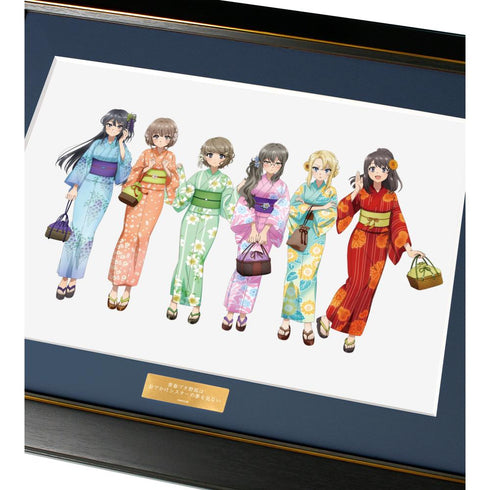 『青春ブタ野郎はおでかけシスターの夢を見ない』描き下ろしイラスト 集合 浴衣ver. キャラファイングラフ【202507再販】