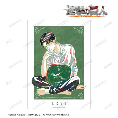 『進撃の巨人』描き下ろし リヴァイ リラックスver. Ani-Art A3マット加工ポスター【202501再販】