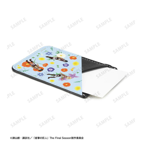 『進撃の巨人』エレン&ミカサ&アルミン Botania スマホカードポケット【202604再販】