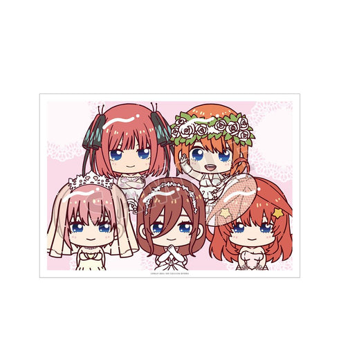 『五等分の花嫁』集合 ちょこんと! ウェディングver. A3マット加工ポスター【202501再販】