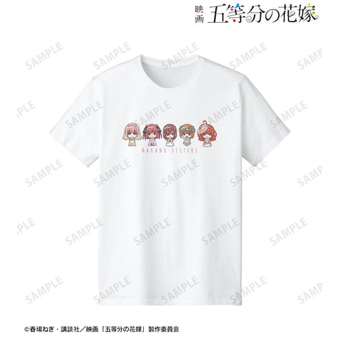 『五等分の花嫁』集合 ちょこんと! ウェディングver. Tシャツレディース【202501再販】