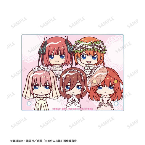 『五等分の花嫁』集合 ちょこんと! ウェディングver. A6アクリルパネル【202501再販】