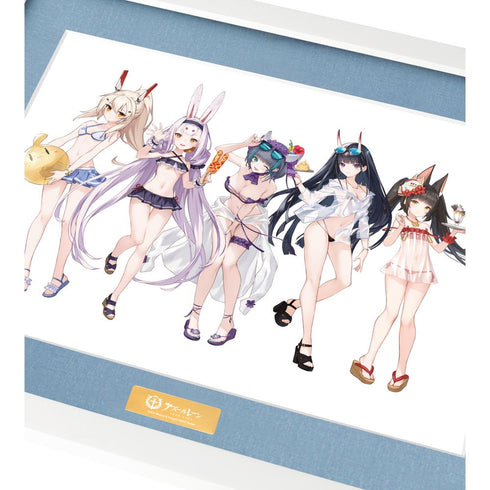 『アズールレーン』描き起こしイラスト 集合 水着ver. キャラファイングラフ【202408再販】