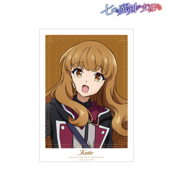 TVアニメ『七つの魔剣が支配する』 カティ=アールト A3マット加工ポスター
