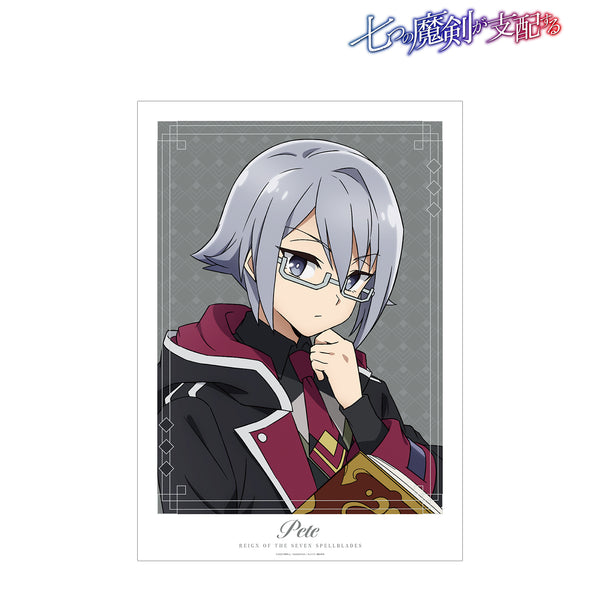 TVアニメ『七つの魔剣が支配する』 ピート=レストン A3マット加工ポスター