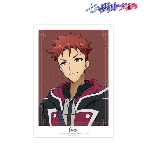 TVアニメ『七つの魔剣が支配する』 ガイ=グリーンウッド A3マット加工ポスター