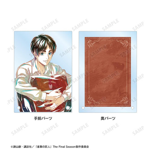 『進撃の巨人』描き下ろし エレン リラックスver. Ani-Art ダブルアクリルパネル【202512再販】