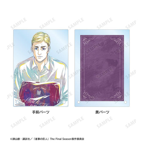 『進撃の巨人』描き下ろし エルヴィン リラックスver. Ani-Art ダブルアクリルパネル【202507再販】