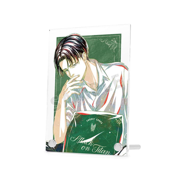 『進撃の巨人』描き下ろし リヴァイ リラックスver. Ani-Art ダブルアクリルパネル【202512再販】