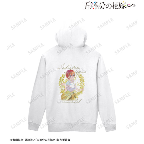 『五等分の花嫁∽』 中野一花 grunge CANVAS バックプリントジップパーカーメンズ