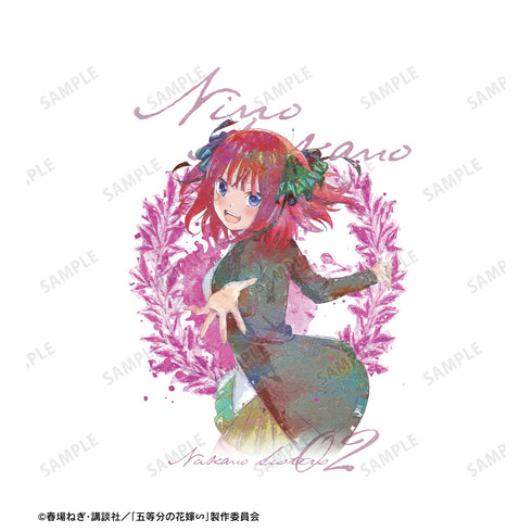 『五等分の花嫁∽』 中野二乃 grunge CANVAS バックプリントジップパーカーメンズ