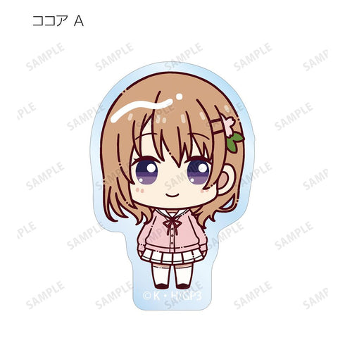 『ご注文はうさぎですか? BLOOM』トレーディング ちょこんと! アクリルステッカー(単位/BOX)【202507再販】
