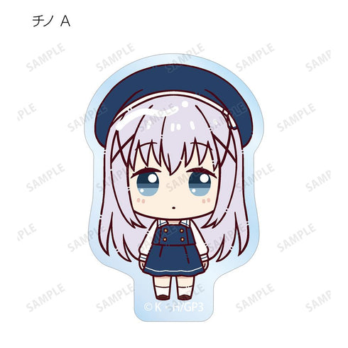 『ご注文はうさぎですか? BLOOM』トレーディング ちょこんと! アクリルステッカー(単位/BOX)【202507再販】