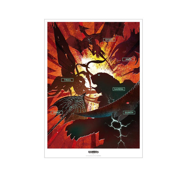 『GAMERA -Rebirth-』プロレスビジュアル A3マット加工ポスター【202506再販】