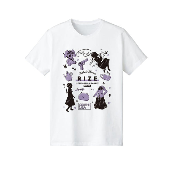 『ご注文はうさぎですか? BLOOM』リゼ Ani-Sketch Tシャツメンズ【202507再販】