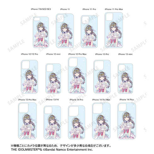 『アイドルマスター シャイニーカラーズ』桑⼭千雪 Ani-Art グリッターiPhoneケース