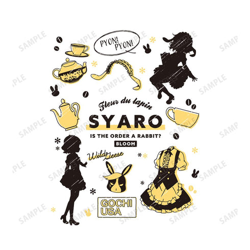 『ご注文はうさぎですか? BLOOM』シャロ Ani-Sketch Tシャツレディース【202507再販】