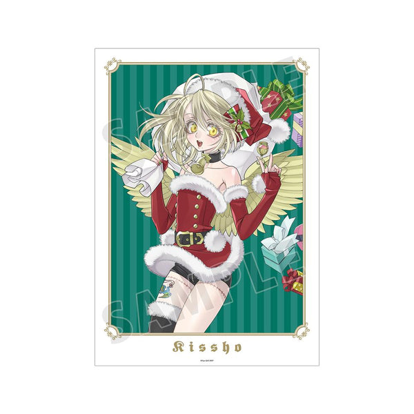 『ZONE-00』九条キヨ先生 描き下ろし 吉祥 サンタver. A3マット加工ポスター【202601再販】