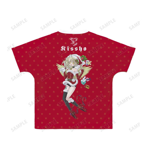 『ZONE-00』九条キヨ先生 描き下ろし 吉祥 サンタver. フルグラフィックTシャツユニセックス【202609再販】