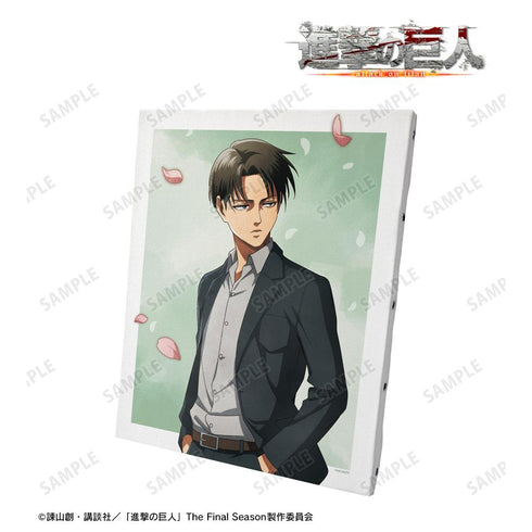『進撃の巨人』描き下ろし リヴァイ 歩み・水彩風ver. キャンバスボード【202512再販】