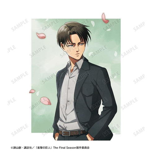 『進撃の巨人』描き下ろし リヴァイ 歩み・水彩風ver. キャンバスボード【202512再販】