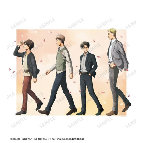《進擊的巨人》全新繪製 群像 步・水彩風版 畫布板【202608再版】