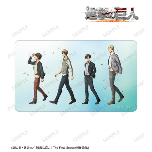 『進撃の巨人』描き下ろし 集合 歩み・水彩風ver. マルチデスクマット【202512再販】