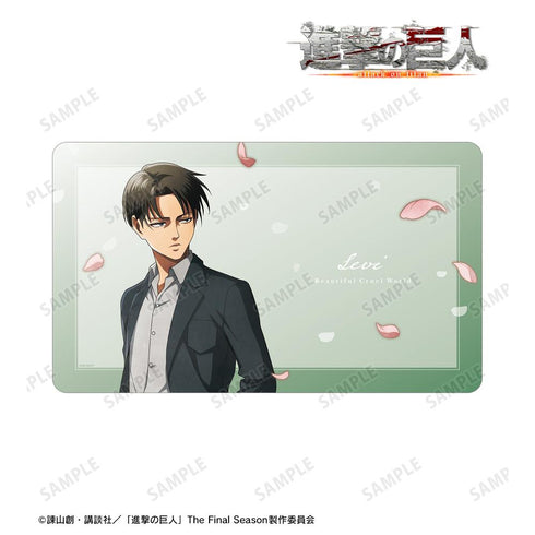 『進撃の巨人』描き下ろし リヴァイ 歩み・水彩風ver. マルチデスクマット【202512再販】