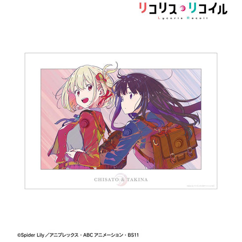 『リコリス・リコイル』錦木千束&井ノ上たきな Ani-Art clear label A3マット加工ポスター【202511再販】