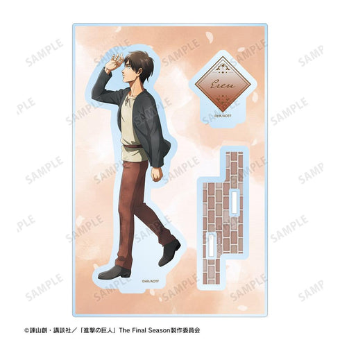 『進撃の巨人』描き下ろし エレン 歩み・水彩風ver. パーツ付BIGアクリルスタンド【202608再販】