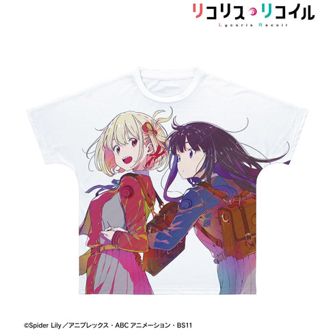 『リコリス・リコイル』錦木千束&井ノ上たきな Ani-Art clear label フルグラフィックTシャツユニセックス【202609再販】