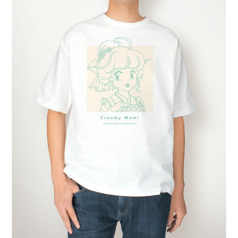 『魔法の天使クリィミーマミ』描き下ろし クリィミーマミ 大正 時代ファッションver. BIGシルエットTシャツユニセックス【202406再販】