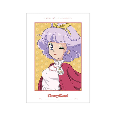 『魔法の天使クリィミーマミ』描き下ろし クリィミーマミ 昭和 時代ファッションver. A3マット加工ポスター【202406再販】