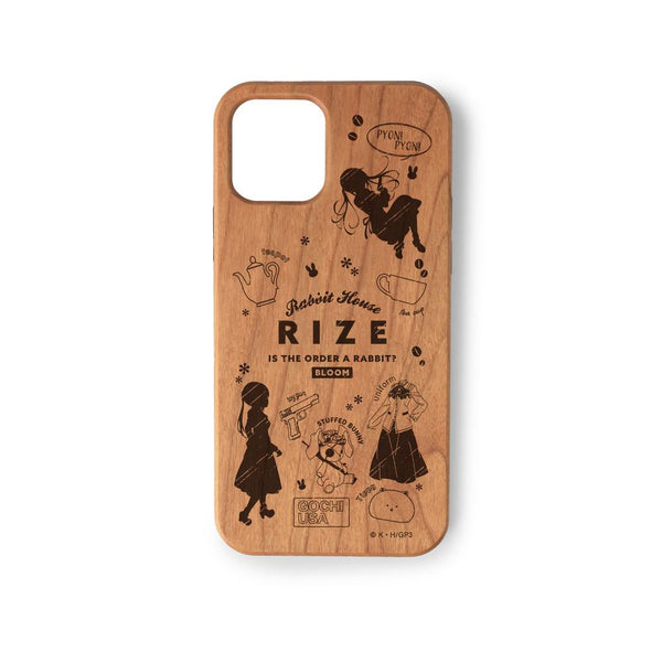 『ご注文はうさぎですか? BLOOM』リゼ Ani-Sketch ウッドiPhoneケース【202507再販】
