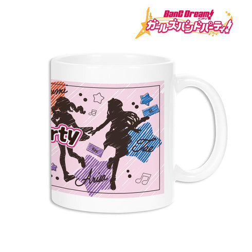 『バンドリ! ガールズバンドパーティ!』Poppin'Party Ani-Sketch マグカップ【202511再販】