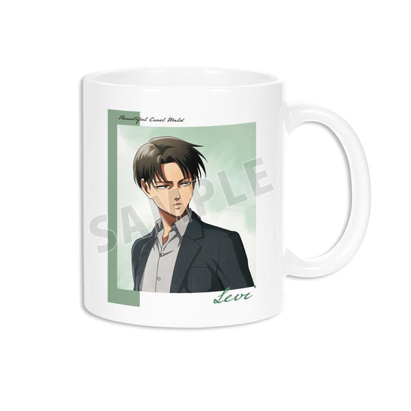 『進撃の巨人』描き下ろし リヴァイ 歩み・水彩風ver. マグカップ【202510再販】