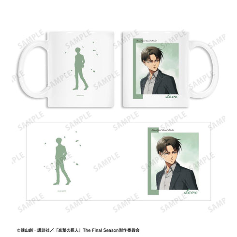 『進撃の巨人』描き下ろし リヴァイ 歩み・水彩風ver. マグカップ【202510再販】