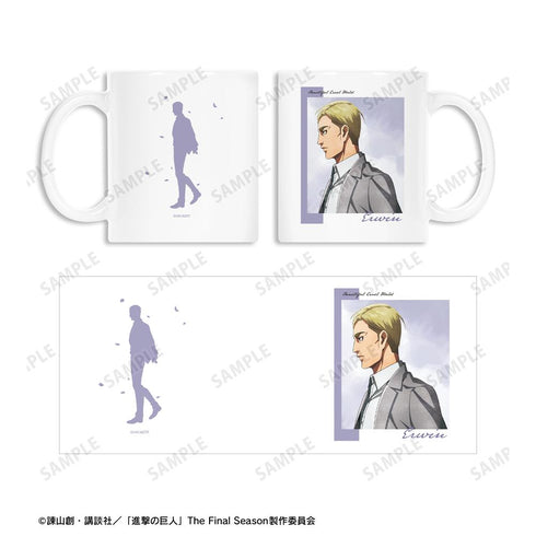 『進撃の巨人』描き下ろし エルヴィン 歩み・水彩風ver. マグカップ【202510再販】