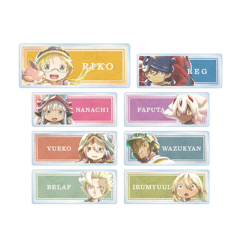 『メイドインアビス 烈日の黄金郷』トレーディング Ani-Art aqua label アクリルネームプレート(単位/BOX)【202512再販】