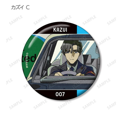 『MILGRAM -ミルグラム-』トレーディング MV 缶バッジ カズイ『Cat』(単位/BOX)【202601再販】