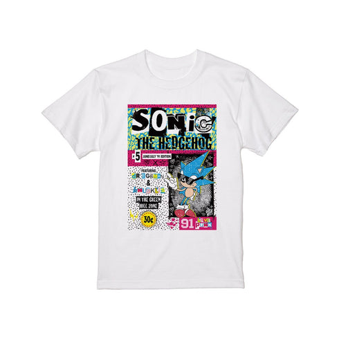『ソニック・ザ・ヘッジホッグ』ソニック LOVE PUNK Tシャツレディース