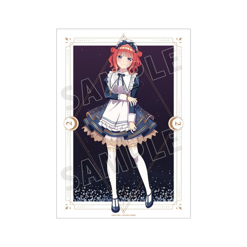 『五等分の花嫁∽』描き下ろし 中野二乃 星空メイドver. A3マット加工ポスター【202501再販】